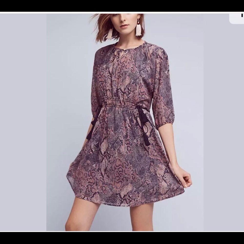 NWT Anthropologie Floreat Zahara Peasant Dress- M